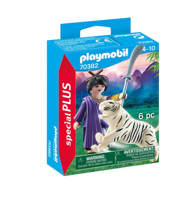 PLAYMOBIL - Asijská bojovnice s tygrem