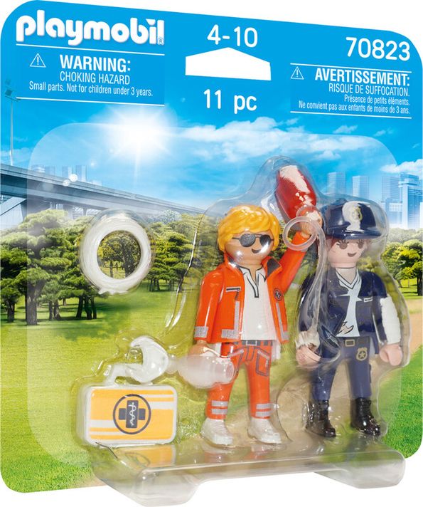 PLAYMOBIL - DuoPack Pohotovostní lékař a policistka