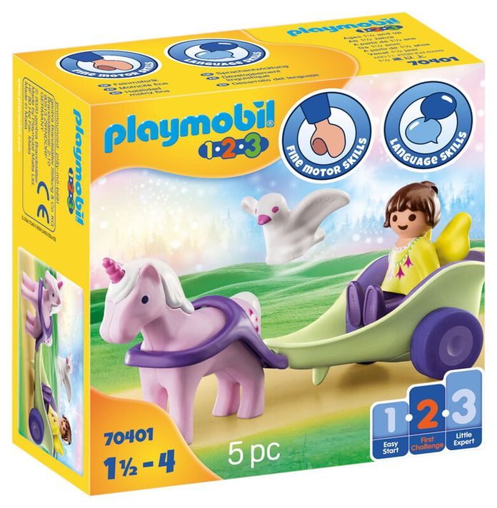 PLAYMOBIL - Kočár s jednorožcem a vílou