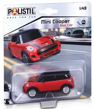 POLISTIL - Mini Cooper Slot car 1:43 Red