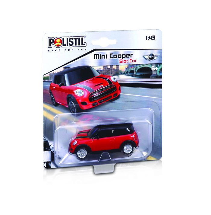 POLISTIL - Mini Cooper Slot car 1:43 Red