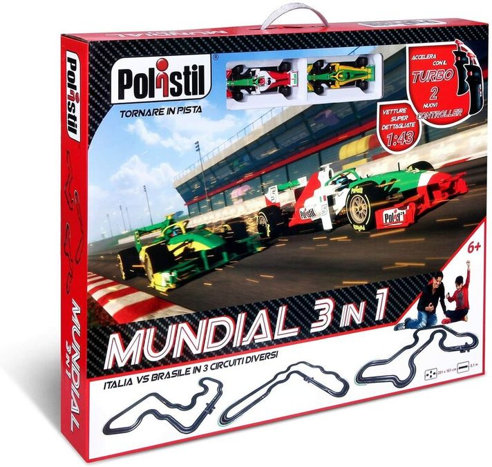 POLISTIL - Polistil Autodráha 96124 Mundial set with kerbs