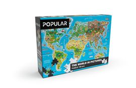 POPULAR - Puzzle - Mapa světa, 160 ks – AN