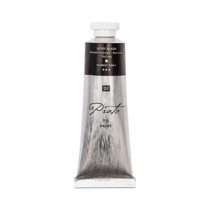 PRATO  - RI olejová barva Prato 60 ml, Ivory Black