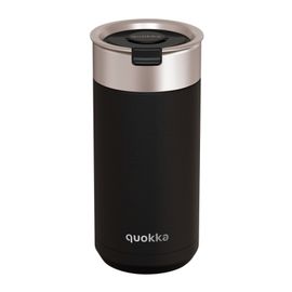 QUOKKA - Boost, Nerezový termohrnek se sítkem CARBON BLACK, 400ml, 40077