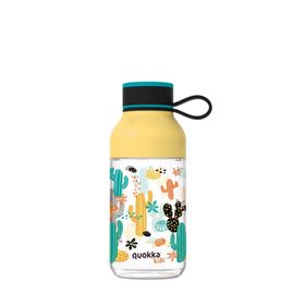 QUOKKA - KIDS Plastová láhev s poutkem CACTUS, 430ml, 40157