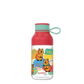 QUOKKA - KIDS Plastová láhev s poutkem HAPPY, 430ml, 40155