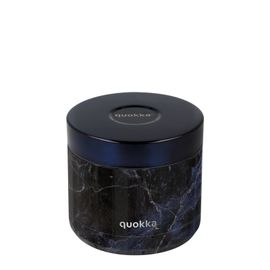 QUOKKA - Nerezová termonádoba na jídlo BLACK MARBLE, 600ml, 40111