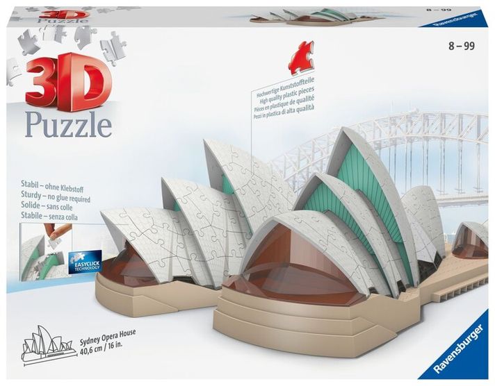 RAVENSBURGER - Budova Opery v Sydney 216 dílků