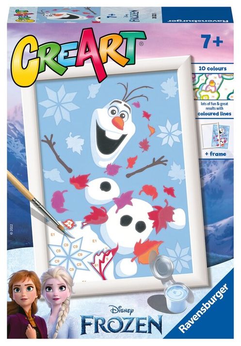 RAVENSBURGER - CreArt Disney: Ledové království: Rozesmátý Olaf