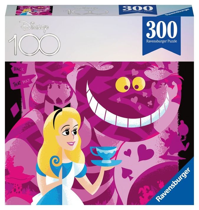 RAVENSBURGER - Disney 100 let: alenka v říši divů 300 dílků