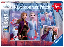 RAVENSBURGER - Disney Ledové království 2 3x49 dílků