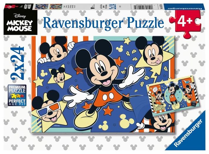 RAVENSBURGER - Disney: Mickey Mouse 2x24 dílků