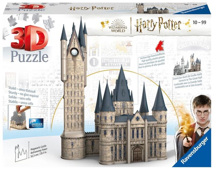 RAVENSBURGER - Harry Potter: Bradavický hrad - Astronomická věž 540 dílků