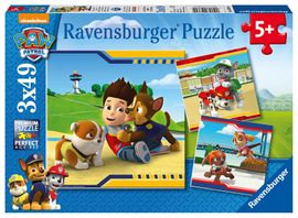 RAVENSBURGER - Tlapkova Patrola 3x49 dílků