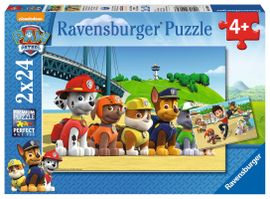 RAVENSBURGER - Tlapková Patrola: Stateční psi; 2x24 dílků