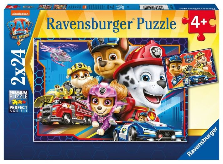 RAVENSBURGER - Tlapková patrola: Záchranáři 2x24 dílků