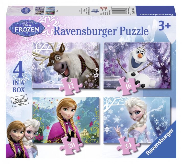 RAVENSBURGER - Ledové Království 4 V1 12/16/20 / 24D