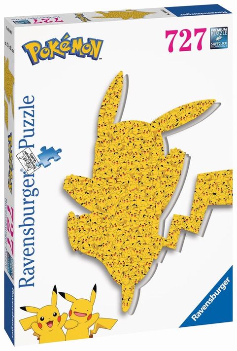 RAVENSBURGER - Pokémon Pikachu silueta 727 dílků