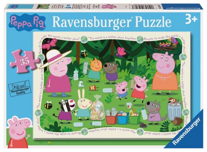 RAVENSBURGER - Prasátko Peppa 35 dílků