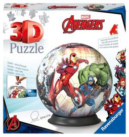 RAVENSBURGER - Puzzle-Ball Marvel: Avengers 72 dílků