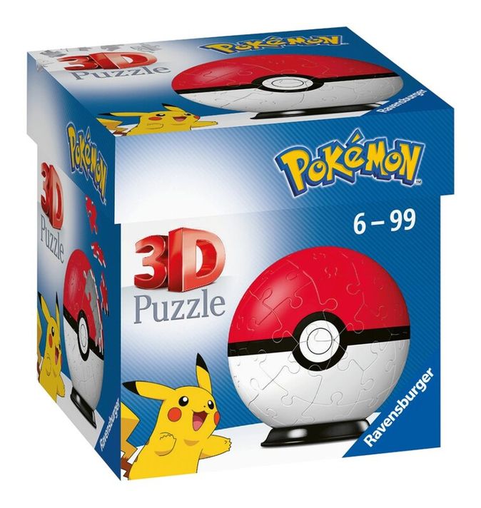 RAVENSBURGER - Puzzle-Ball Pokémon Motiv 1 - Položka 54 Dílků