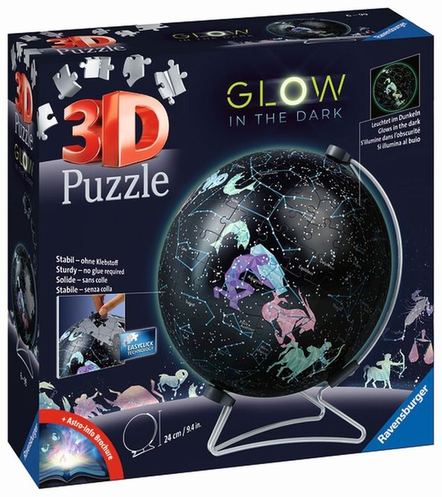 RAVENSBURGER - Puzzle-Ball Svítící globus: Hvězdná obloha