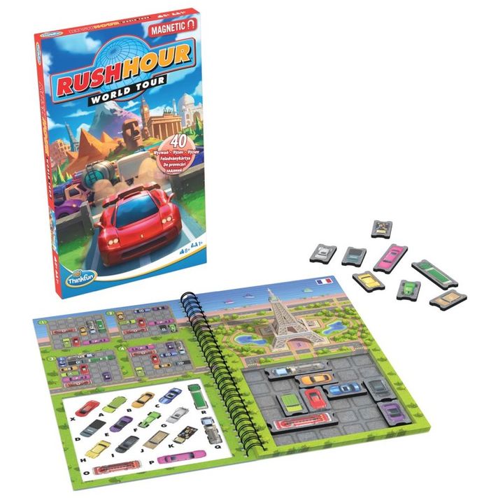 RAVENSBURGER - ThinkFun Rush Hour Magnetická cestovní hra