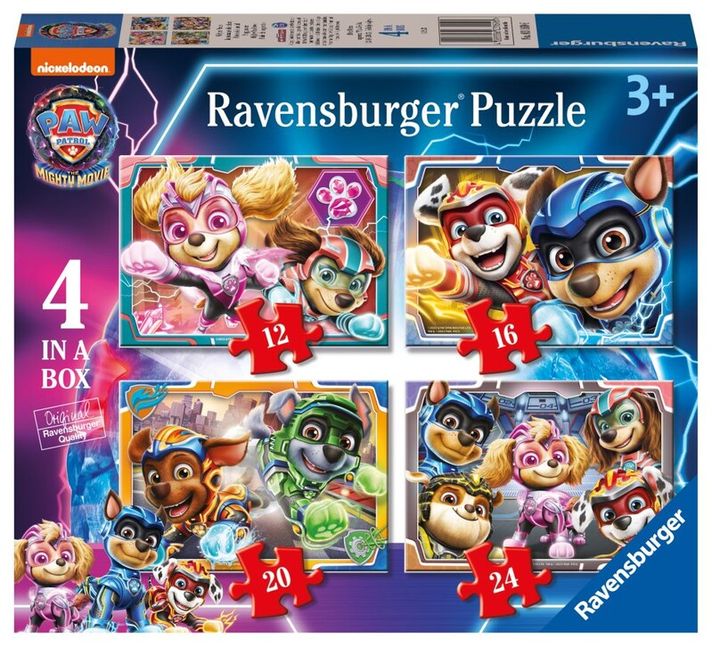 RAVENSBURGER - Tlapková patrola ve velkofilmu 4 v 1