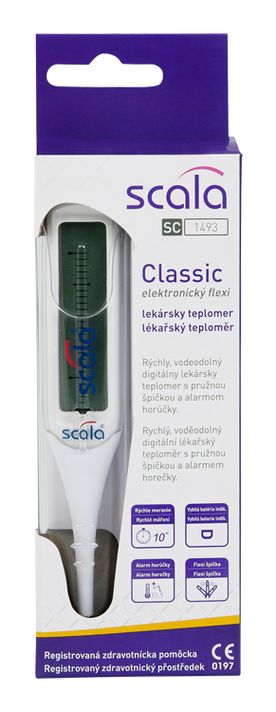 SCALA - SC 1493 Classic digitální teploměr s flexibilní špičkou - s displejem rtuťového teploměru