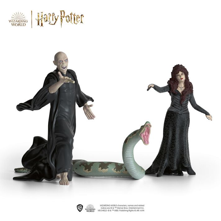 SCHLEICH - Harry Potter - Lord Voldemort, Nagini a Bellatrix Lestrangeová