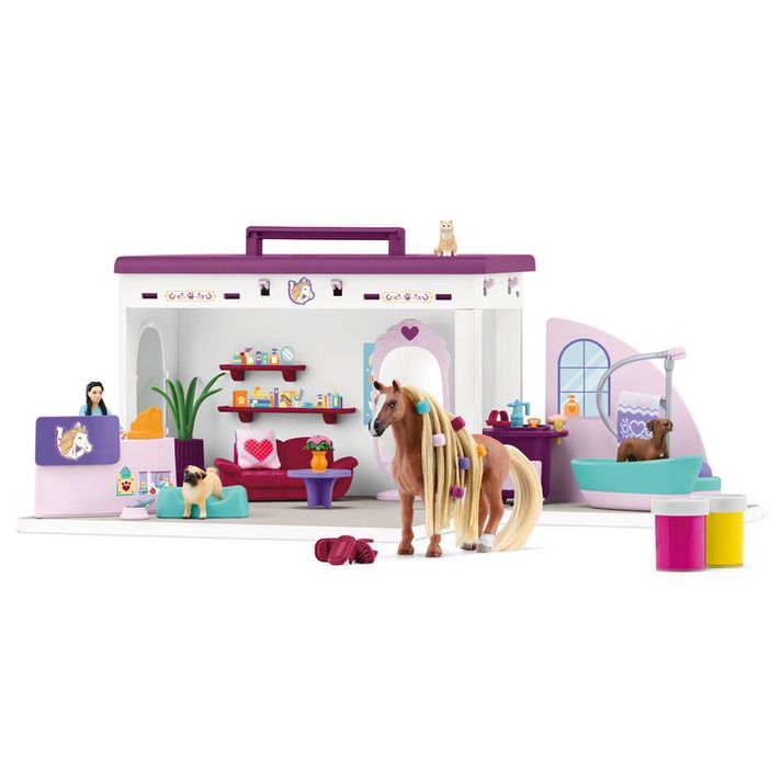 SCHLEICH - Sofiin salon krásy pro domácí mazlíčky