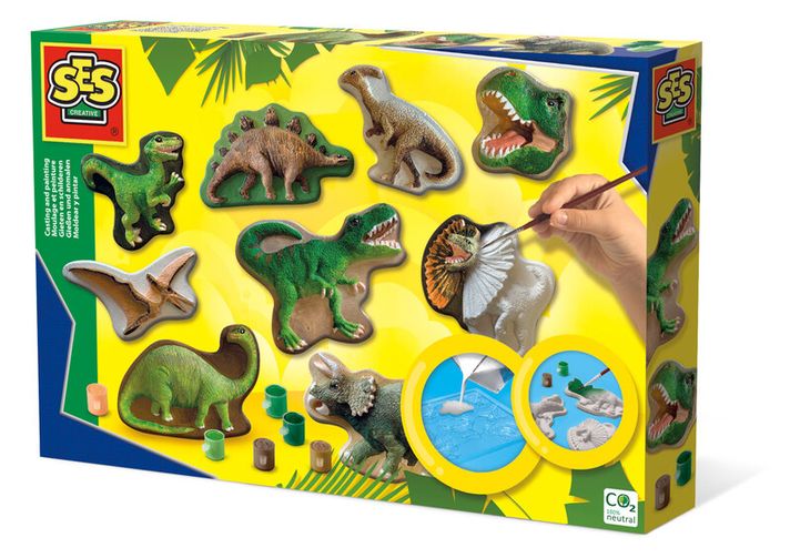 SES - Odlévání a malování - dinosauři