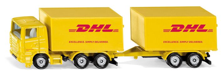 SIKU - Blister - DHL kamion s přívěsem