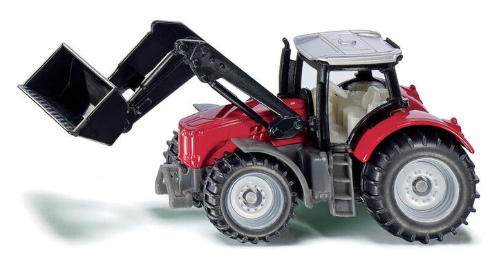 SIKU - Blister - Massey Ferguson s předním nakladačem