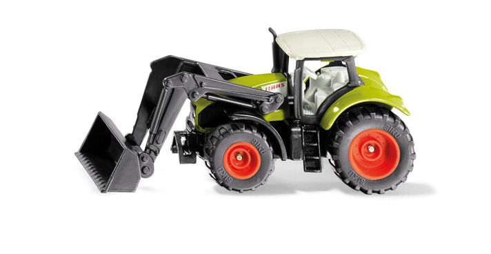 SIKU - Blister - traktor Claas Axion s předním nakladačem
