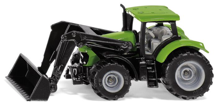 SIKU - Blister - traktor Deutz-Fahr s předním nakladačem