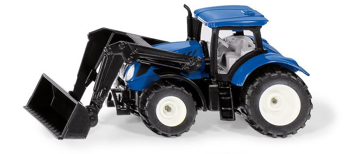 SIKU - Blister - traktor New Holland s předním nakladačem