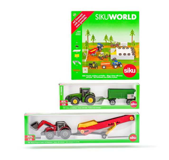 SIKU - Farmer - set zemědělské stroje B,1:50