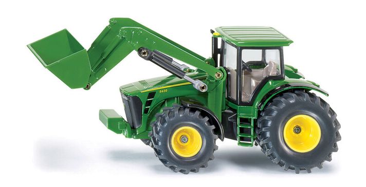 SIKU - Farmer - traktor John Deere s předním nakladačem, 1:50