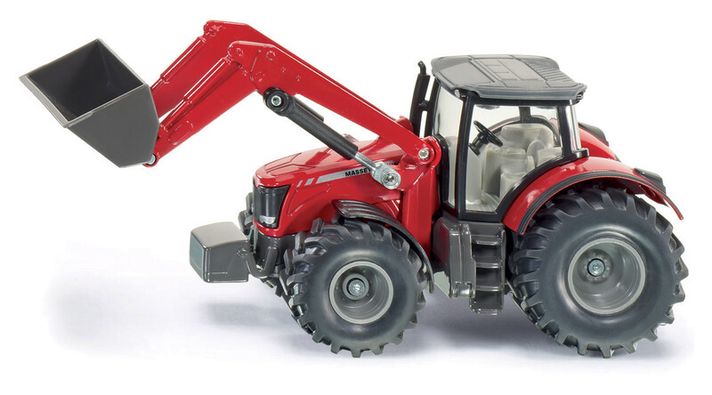 SIKU - Farmer - Traktor Massey Ferguson s předním nakladačem