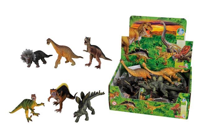 SIMBA - Figurka Dinosaura 14-16Cm, Mix Produktů, 6 Druhů