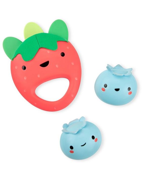 SKIP HOP - Chrastítko Farmstand Berry Cute Band set 3 ks, 3m+