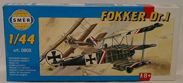 SMĚR - MODELY - Fokker Dr. 1 1:48