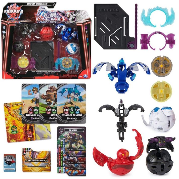 SPIN MASTER - Bakugan 5 balení speciální útok S6, Mix produktů