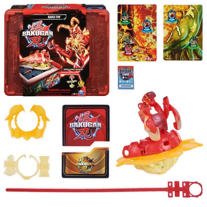 SPIN MASTER - Bakugan sběratelská plechová krabice S6