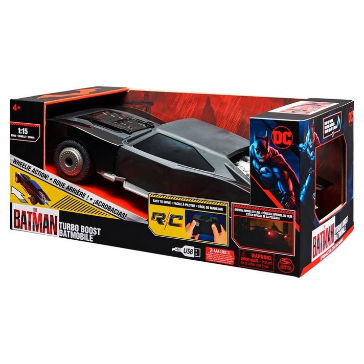 SPIN MASTER - RC Batman film batmobile jízda po zadním