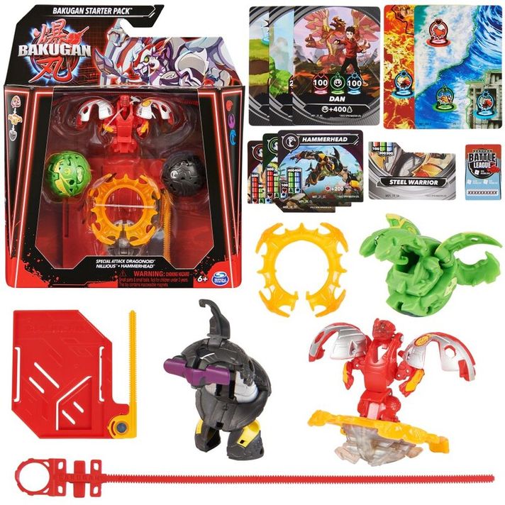 SPIN MASTER - Bakugan startovací sada speciální útok S6, Mix produktů