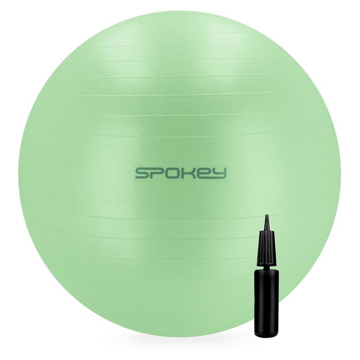 SPOKEY - FITBALL Gymnastický míč, 55 cm, zelený