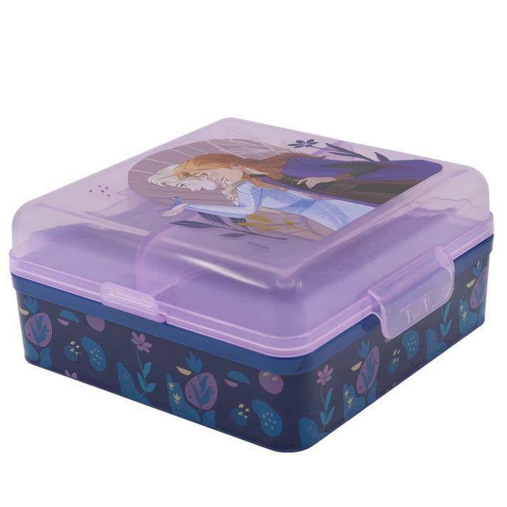 STOR - Dělený plastový box na svačinu DISNEY FROZEN, 74293